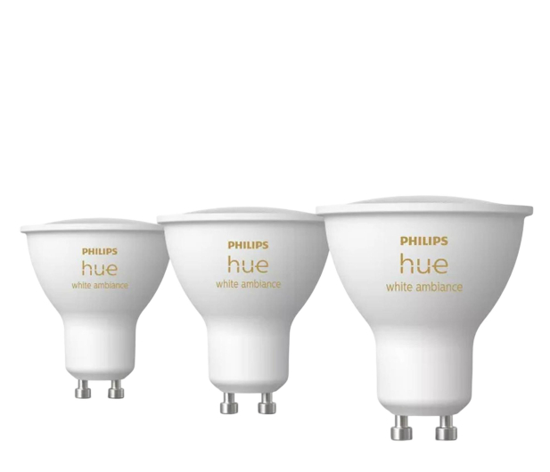 Philips Hue White ambiance Inteligentny reflektor punktowy GU10 (3 s) X2 - 1469735 - zdjęcie 2